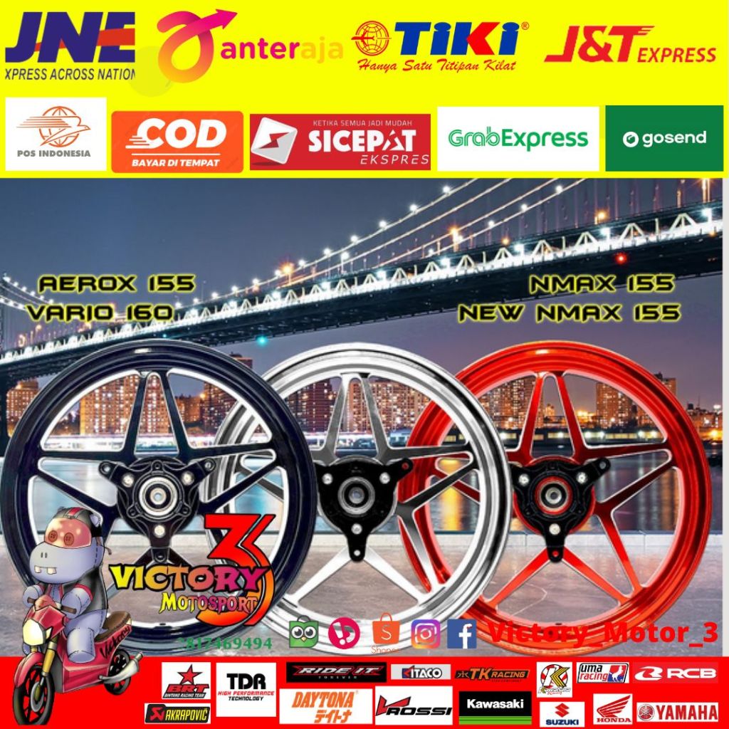 VELG VND V SPEED AEROX R14