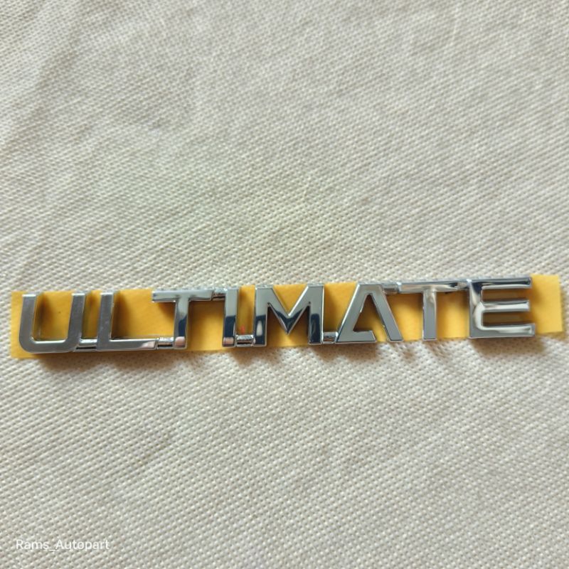 emblem tulisan ULTIMATE ultimate original