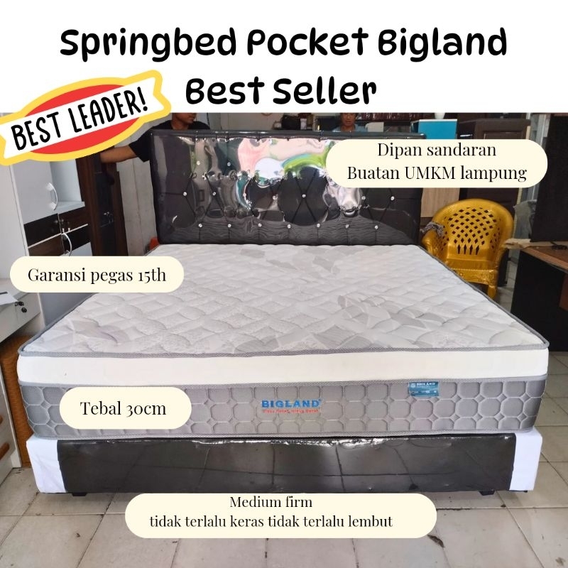 Springbed Pocket Bigland Terlaris di Lampung