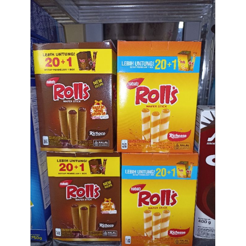 

AAH RICHEEESE/RICHOCo NABATI 20PC/ ROLLS KEJU NABATI/