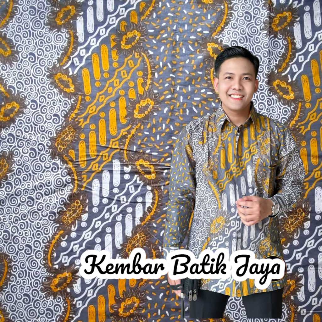 Kain batik printing pekalongan motif sosis kain batik meteran bahan baju kain batik katun kain batik