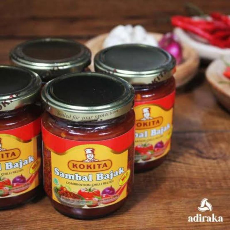 

kokita sambal bajak combination Chilli relish 250gr