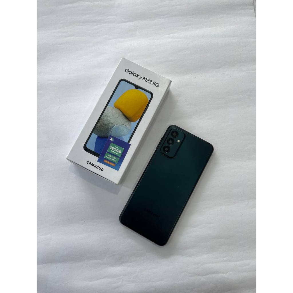 SAMSUNG GALAXY M23 5G 6/128GB SECOND FULLSET EX SEIN
