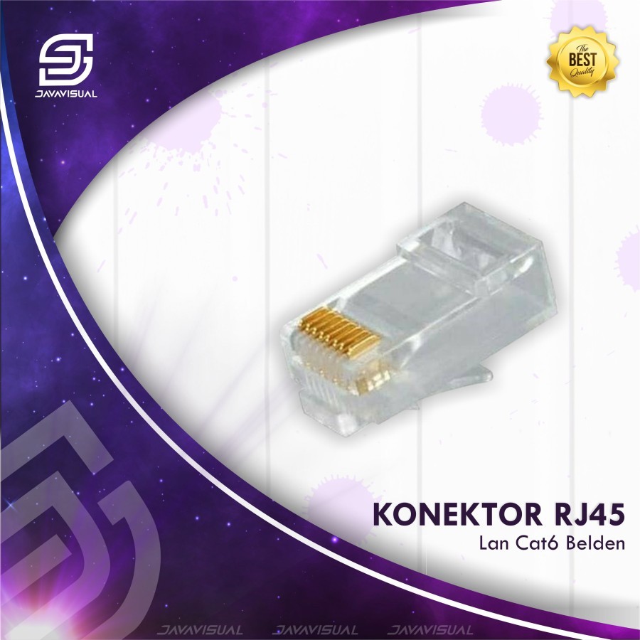 [JaVis] Connector utp RJ45 cat 6 belden / rj 45 belden / belden
