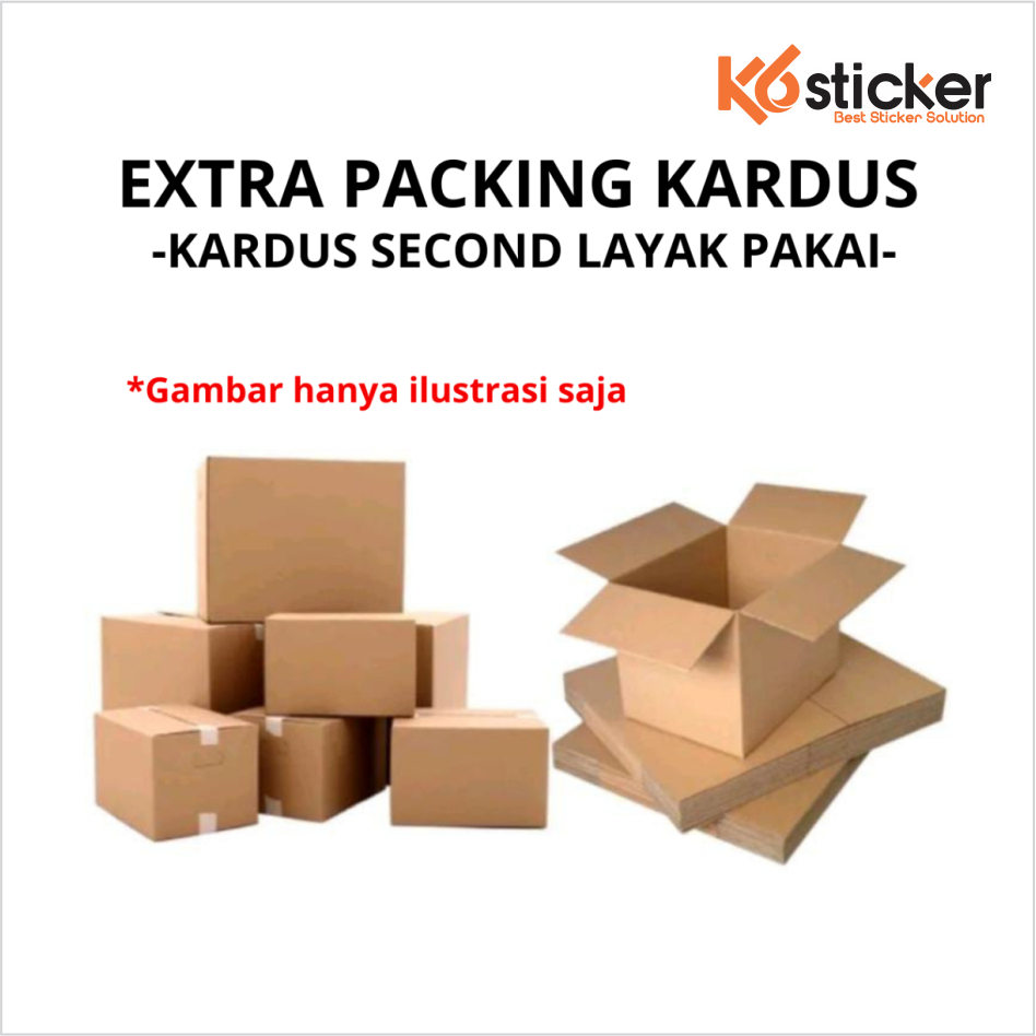 

Extra Tambahan Packing Dus Second KARDUS