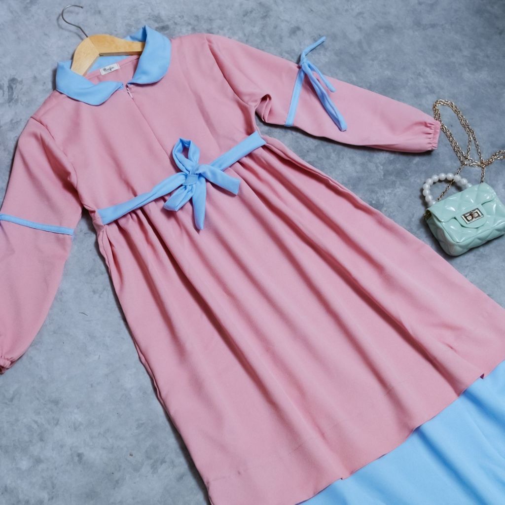 Gamis anak tanggung lesty dress gamis remaja murah baju anak perempuan ABG terlaris