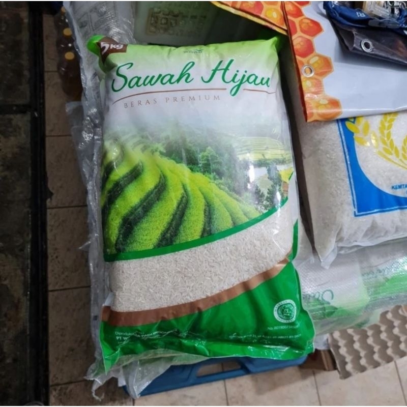 

Beras 5kg Sawah Hijau Putih Premium 5 kg