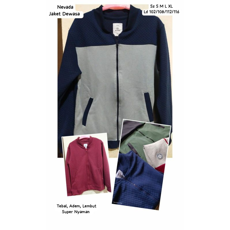 Jaket Pria (Unisex) Dewasa Original Brand Nevada