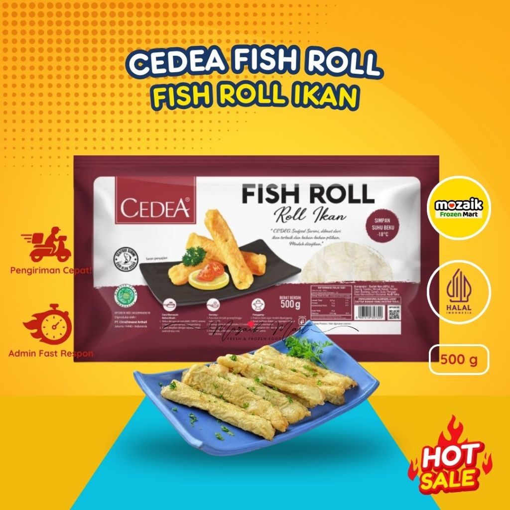 

Cedea Fish Roll 500 Gr Frozen Mart Frozen Food Palembang