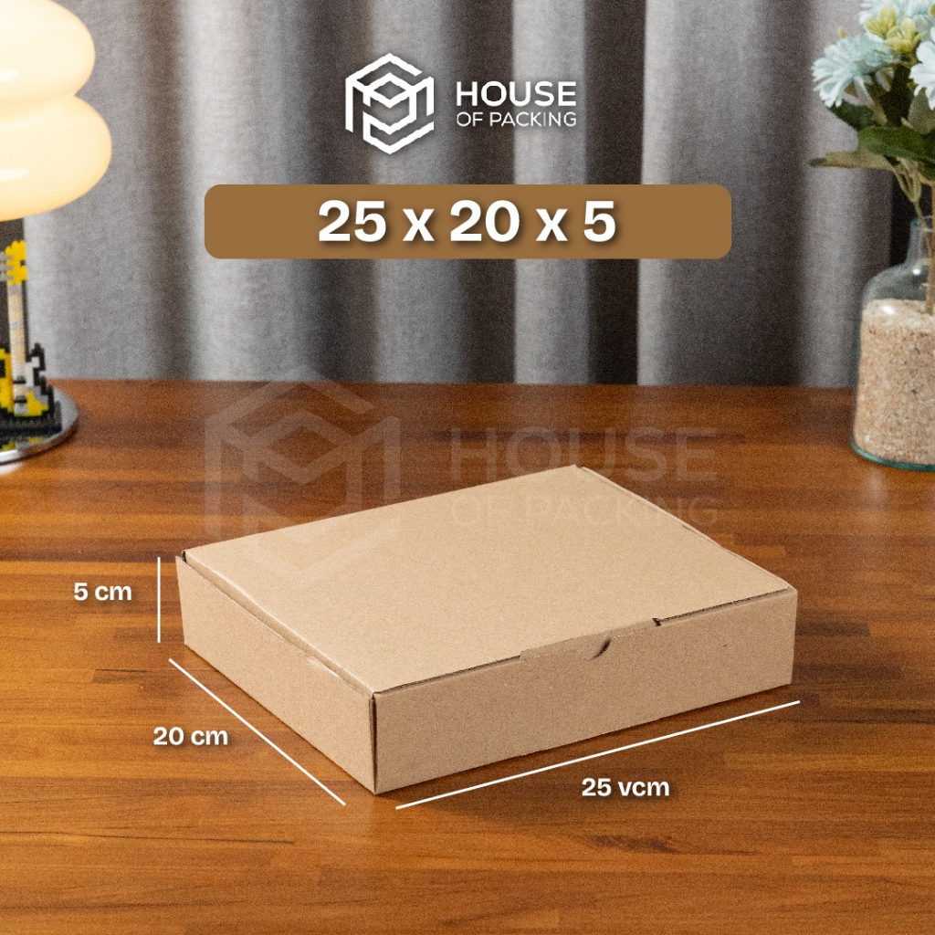 

KARDUS DIECUT 25x20x5 | KARTON | KOTAK | BOX | POLOS | B/F