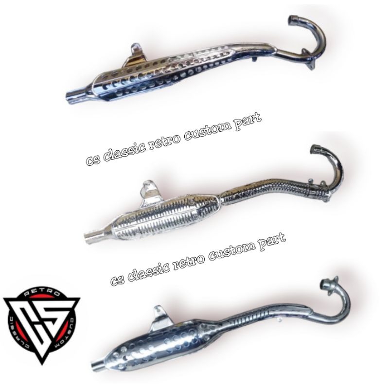 KNALPOT REPLIKA HONDA CL 100 GOOD QUALITY