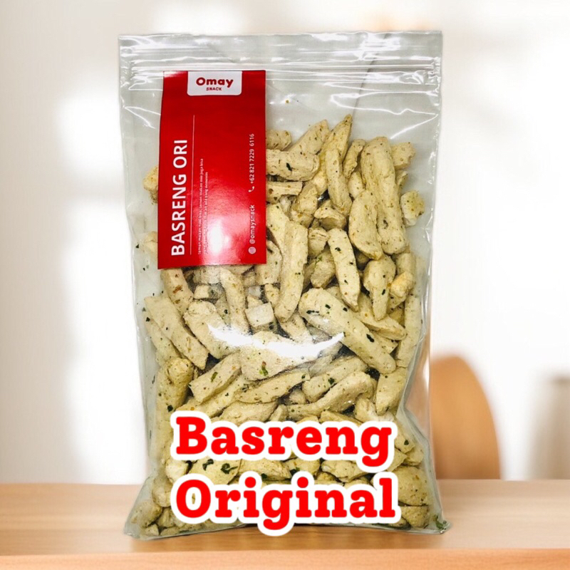 

BASRENG ORIGINAL DAUN JERUK OMAY SNACK VIRAL 200GR