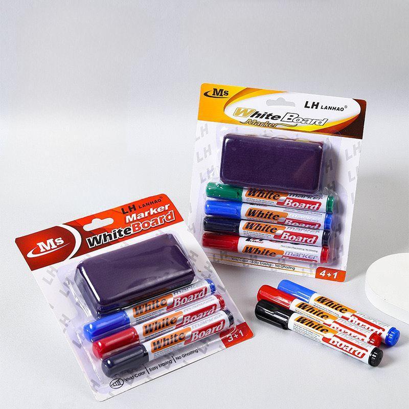 

KHATIN (PPT01) Spidol Whiteboard Marker Set 2/ 4 FREE PENGHAPUS Papan Tulis Murah