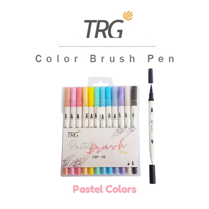 

ART I3B2 TRG Color Brush Pen Pastel 12 Warna Pena Kuas Warna TRG CBP2