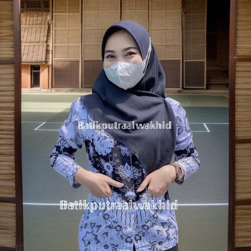 Seragam Pgri Wanita Model Terbaru 2024 Batik Pgri Wanita Terbaru Baju Pgri Wanita Lapis Furing