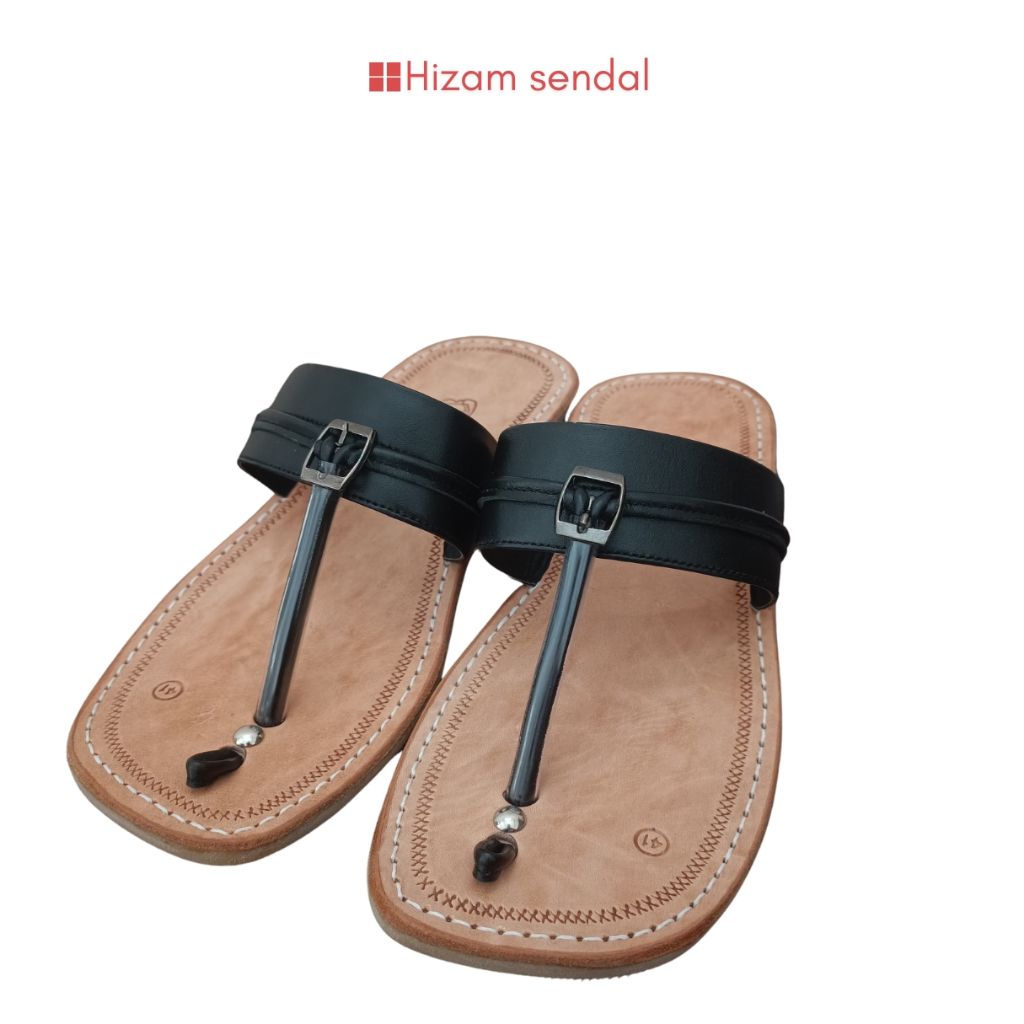sandal kulit asli tarumpah bido sandal pria | Sandal Pria Tarumpah Bido