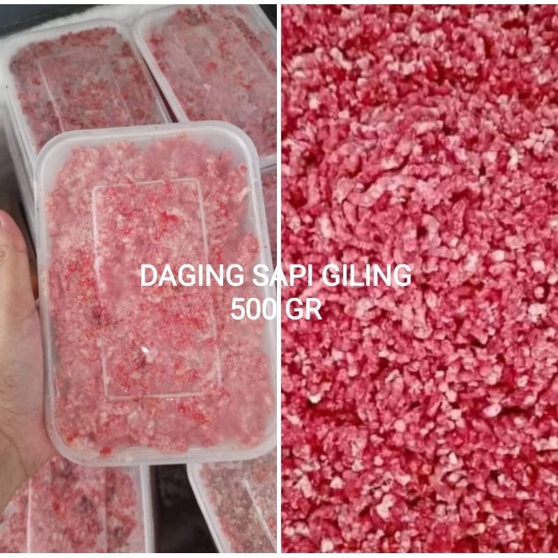 

Daging Sapi Giling full daging tanpa lemak 500gr Minced Beef