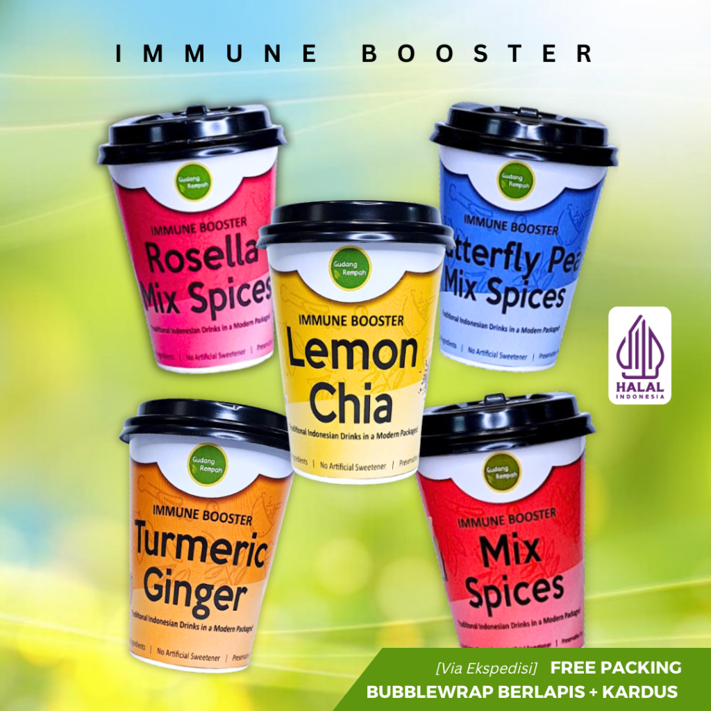 

[PROMO 11.11] Immune Booster Drink by Gudang Rempah - Wedang Uwuh Komplit/ Rempah Rempah Herbal