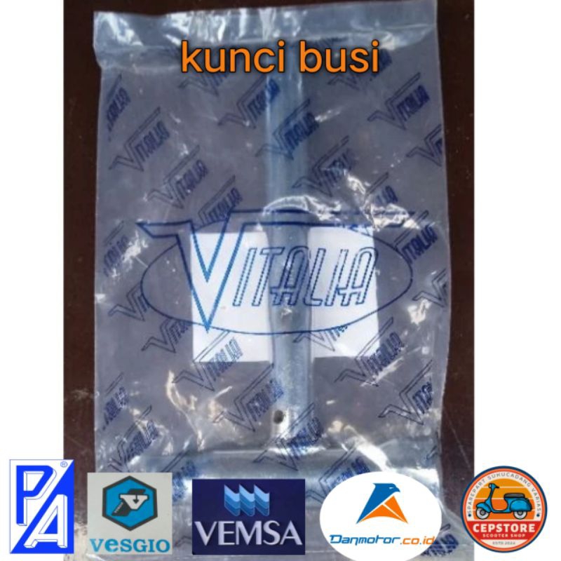 Kunci busi vespa motor 2tak