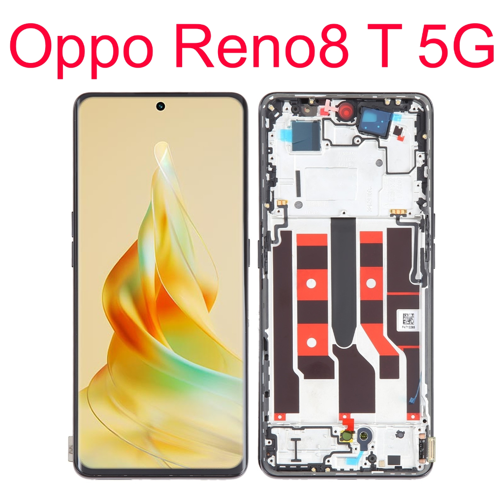 Original LCD TouchScreen Frame OPPO Reno8 T 5G Reno 8T 5G CPH2505