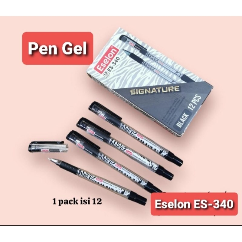 

Bolpoint Gel ESELON ES-340 (12 Pcs)