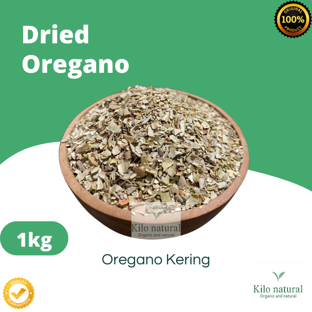 

Oregano Kering 1kg / Dried Oregano Leaves 1kg