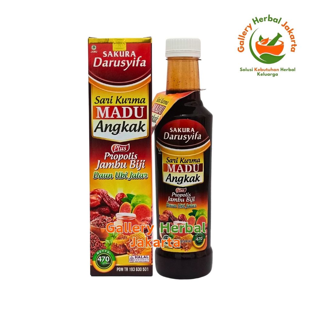 

Sakura Darusyifa Sari Kurma Madu Angak Plus Propolis Jambu 470gr