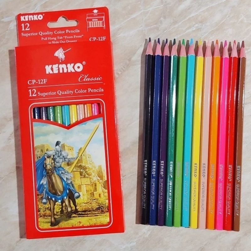 

Pensil Warna Isi 12 Panjang KENKO CP-12 F