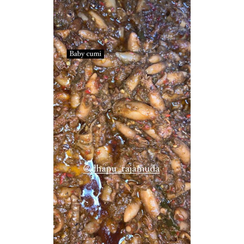 

Jajanan Sehat Baby Cumi - Dhapu Rajamuda