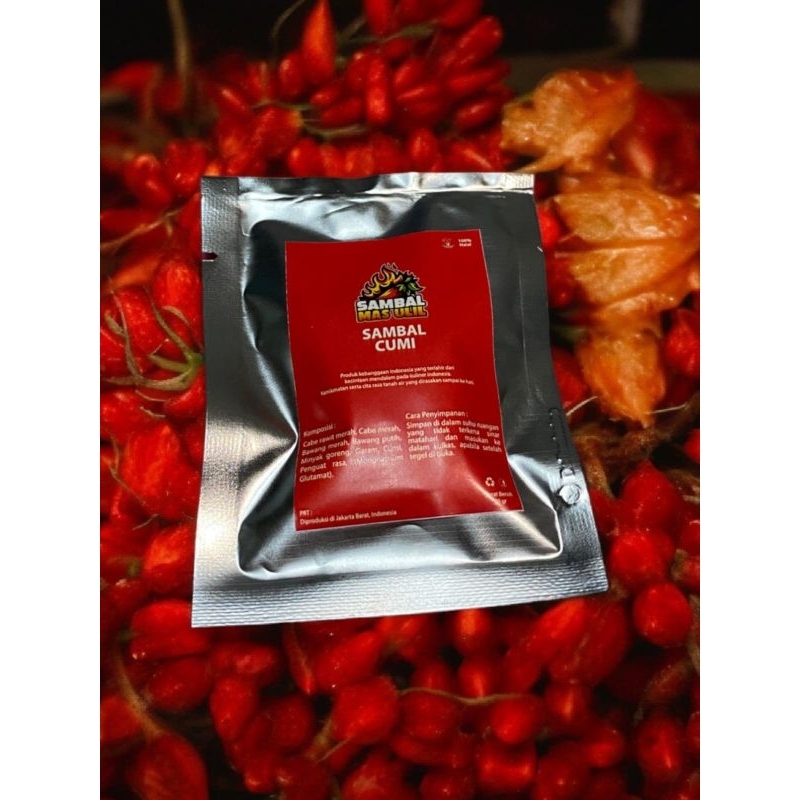 

sambal sekali makan 20gr