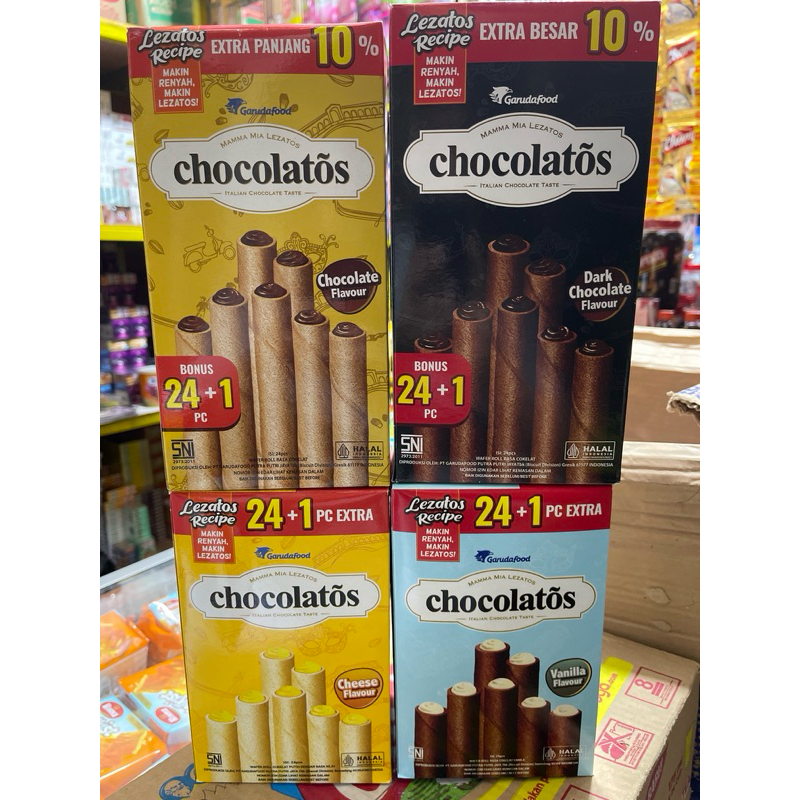 

CHOCOLATOS 1000 16g - 1 BOX ( 24+1PCS )