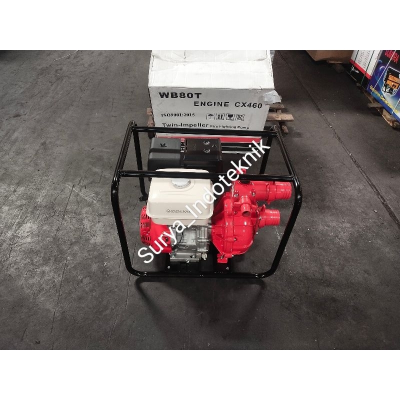 Pompa Air Untuk Irigasi Sawah Tekanan Tinggi Dobel Impeller 3 Inch WB80T General Power