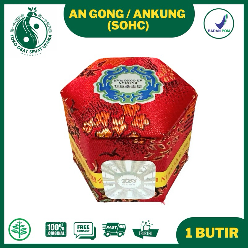 ANKUNG / BAI NIAN AN GONG WAN / Obat Stroke Penyumbatan Otak / Angong ankong kong kung SOHC