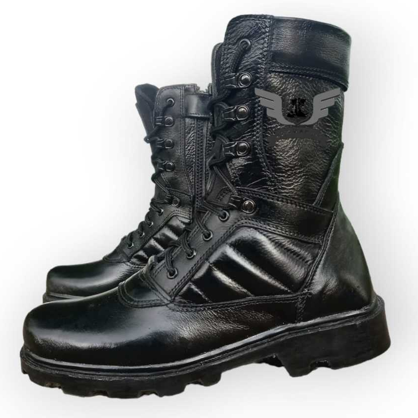 sepatu pdl tactical boots terbaru kulit asli original tni au tni ad scurity