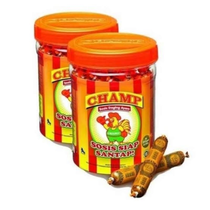

Sosis Champ Siap Makan Toples Isi 26 Pcs