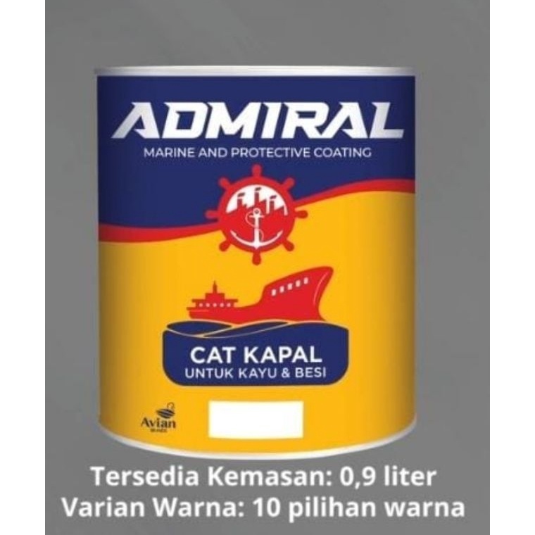 

ART L9K5 CAT KAPAL PERAHU KAYU BESI ADMIRAL 9 Liter 1 KG THINER ADMIRAL 1LITER