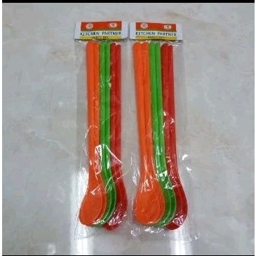 (PCS) Sendok Melamin Es Panjang / Sendok Kecil Panjang Melamin Es / Sendok Melamin Kecil Panjang