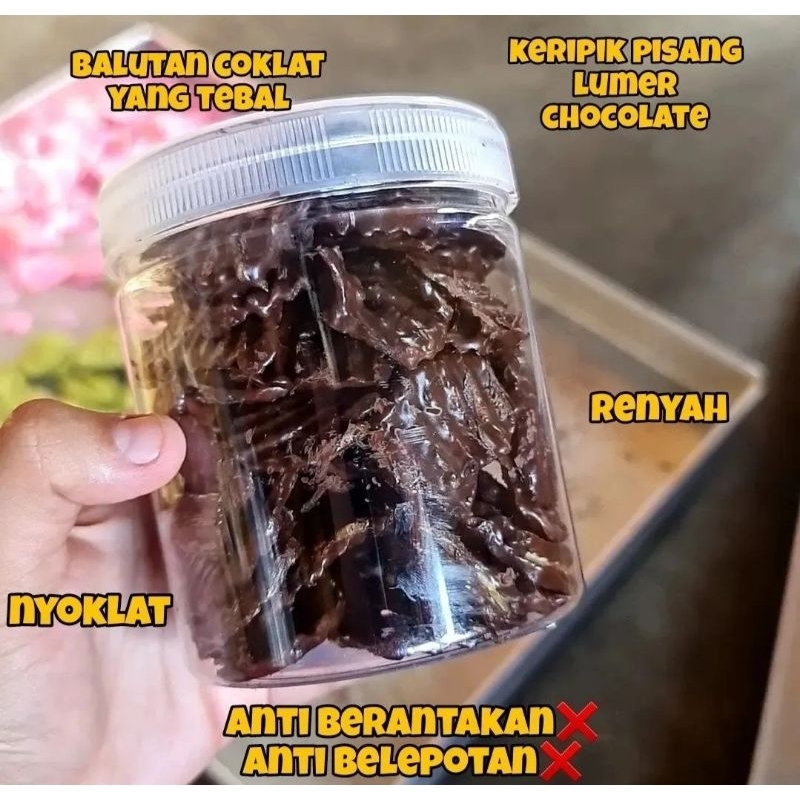 

keripik pisang lumer anekah rasa rasa strowbery coklat matcha dan taro kemasan 220 gram 20000 ribu saja