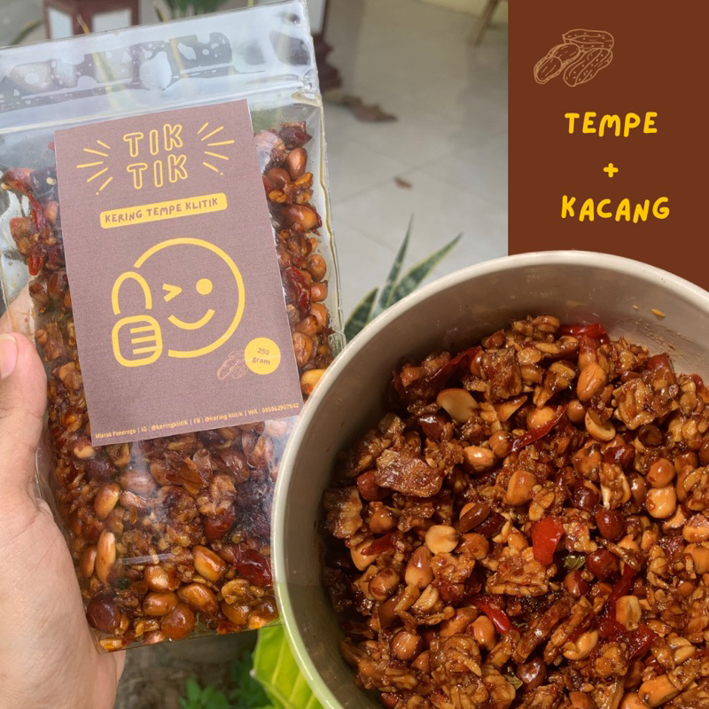 

Tik Tik | Kering Tempe Kacang Kentang Teri Klitik 250 gram