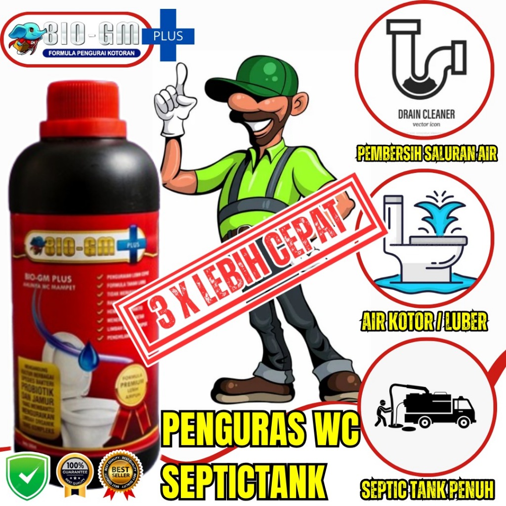 Penghancur WC Mampet BIO GM Anti Mampet WC Pengurai Kotoran Tinja Kuras Tanpa Sedot