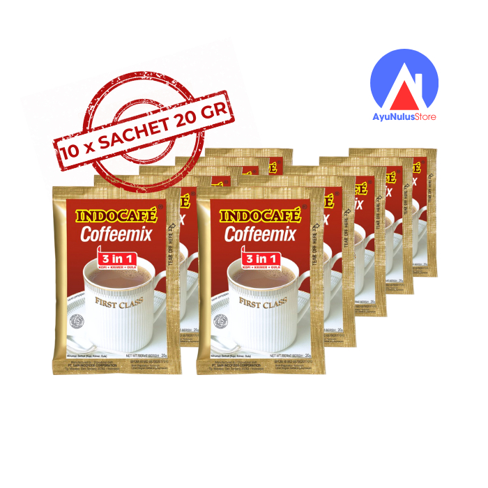 

Kopi Indocafe Coffemix 20 gr 1 Renteng | 10 Sachet Pelopor Kopi Instant 3 in 1