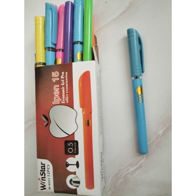 

12 PCS (1 PACK) BOLPEN / PULPEN GEL IPEN 15 0.5MM | WINSTAR