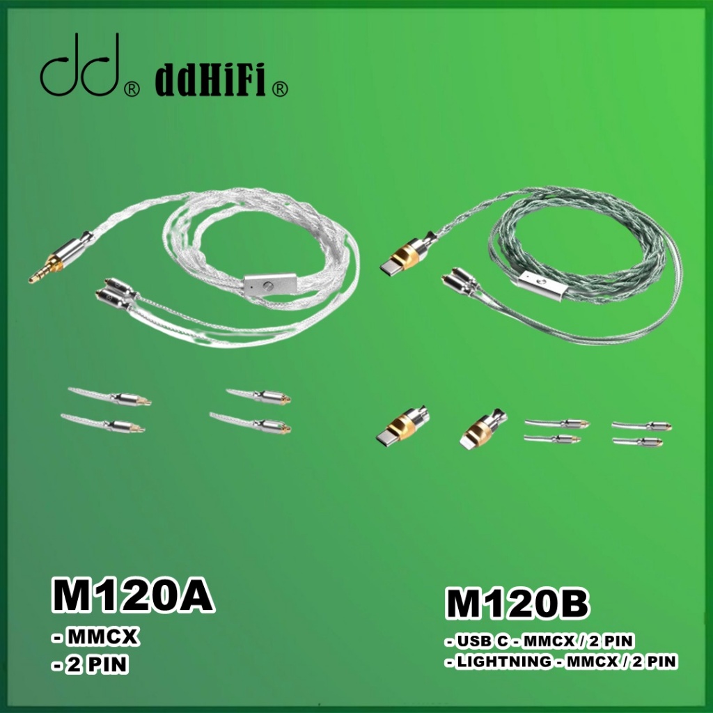 ddHiFi DD HiFi M120A M120B M120 M 120 Upgrade Cable Earphones with Microphone