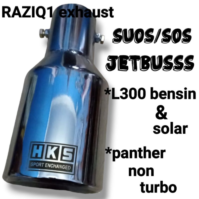 KNALPOT SUOS/SOS JETBUSSS MODEL BAUT L300 PANTHER NON TURBO DLL