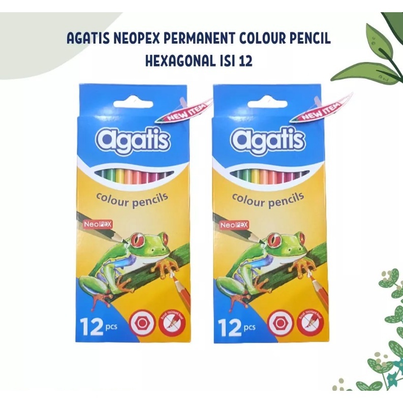 

AGATIS NEOPEX PERMANENT COLOR PENCIL HEXAGONAL C12 / PENSIL WARNA