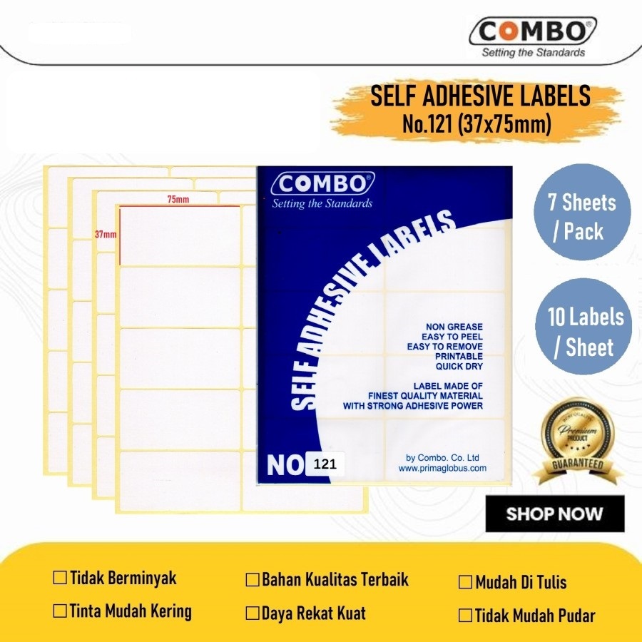 

Stiker Label No.121 37x75mm/label undangan/label serbaguna murah