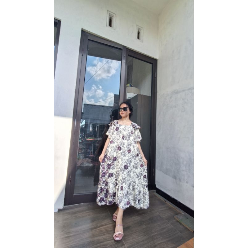 DASTER PANJANG MEWAH MODEL TERLARIS BAHAN RAYON PREMIUM/ DASTER BUSUI FRIENDLY IMPORT TERBARU DASTER