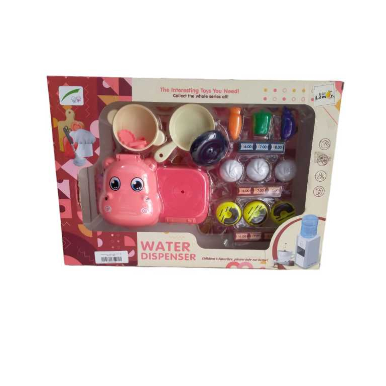 Mainan Anak Masak Masakan Dimsum Donat Water Dispenser Galon Sapi - Dispenser Sapi