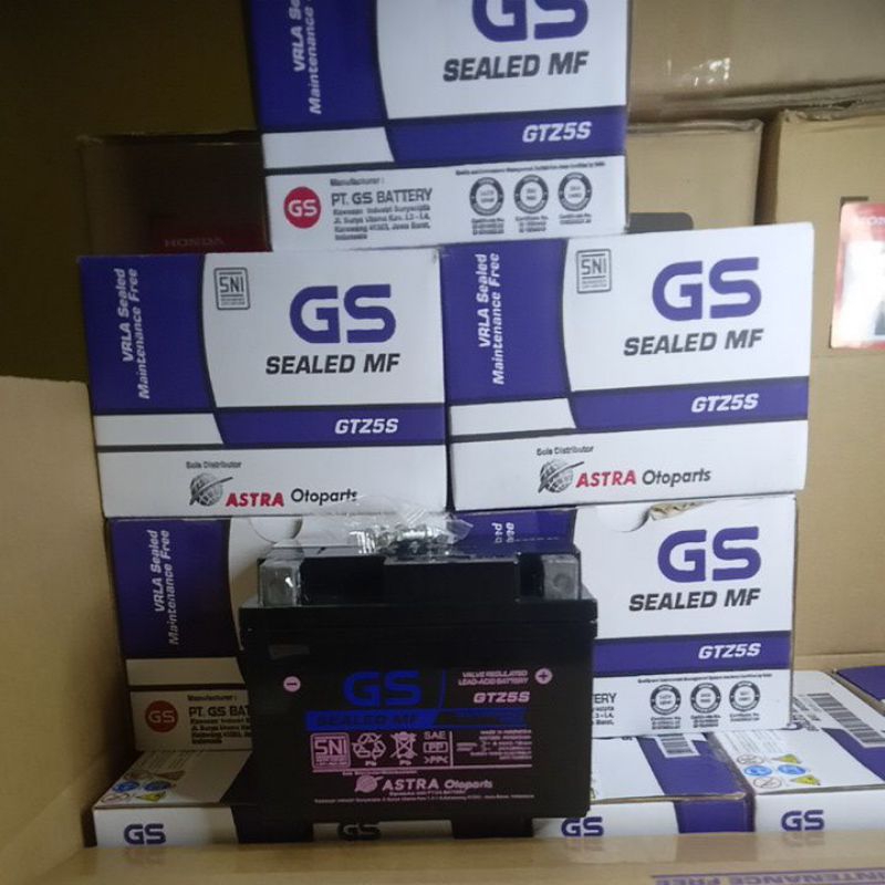 Aki Kering GS Paket (5PCS) Beat Vario Mio j Aki Kering Gs GTZ5S