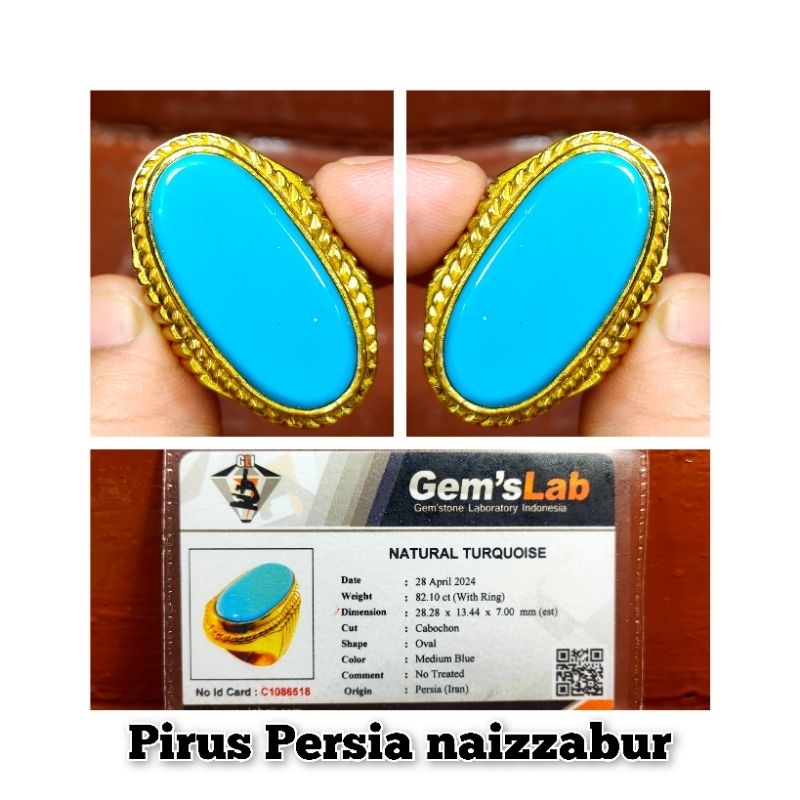 CINCIN AKIK PIRUS NAIZZABUR JUMBO